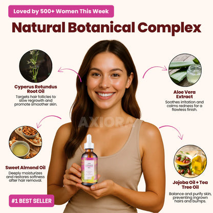 Nood - Cyperus Rotundus Oil for Natural Permanent Hair Reduction