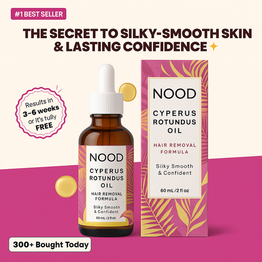 Nood - Cyperus Rotundus Oil for Natural Permanent Hair Reduction