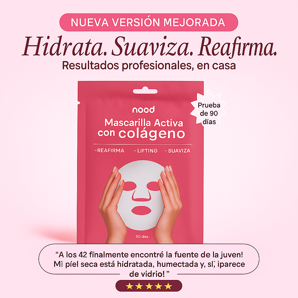 Nood -  Mascarilla iluminadora de colágeno