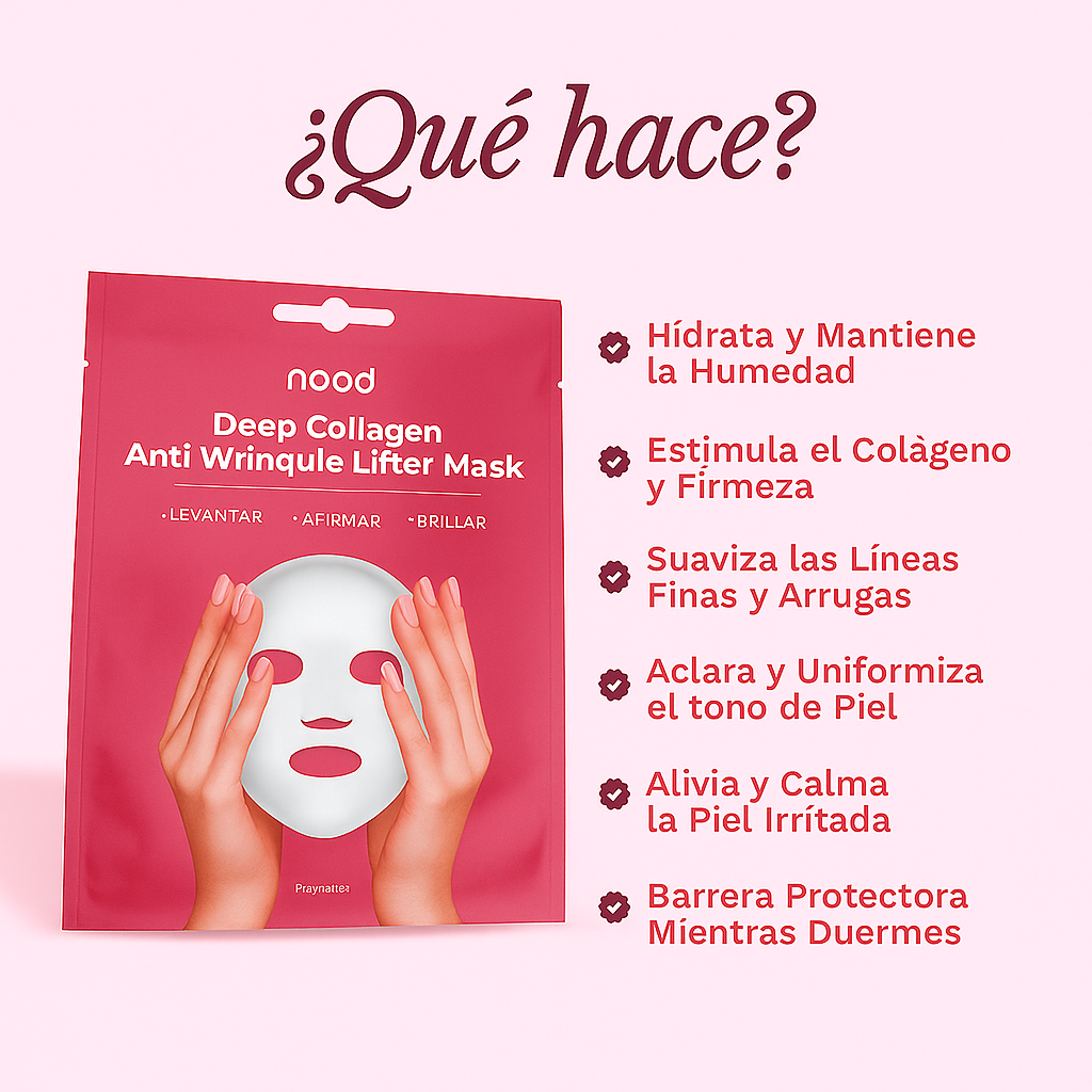 Nood -  Mascarilla iluminadora de colágeno