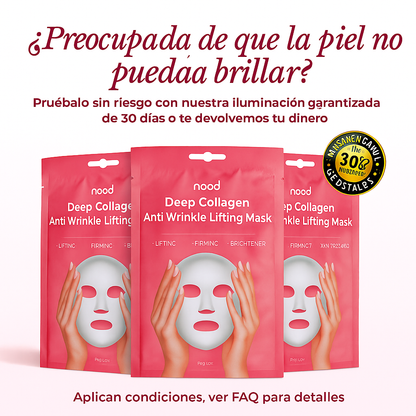 Nood -  Mascarilla iluminadora de colágeno